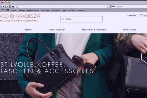 Onlineshop für Koffer und Taschen